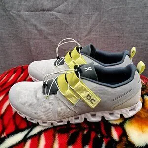 %Size 12 Men OnCloud Athletic Casual Gray/Yellow Slip-On Sneaker / A 46 Men main image 3
